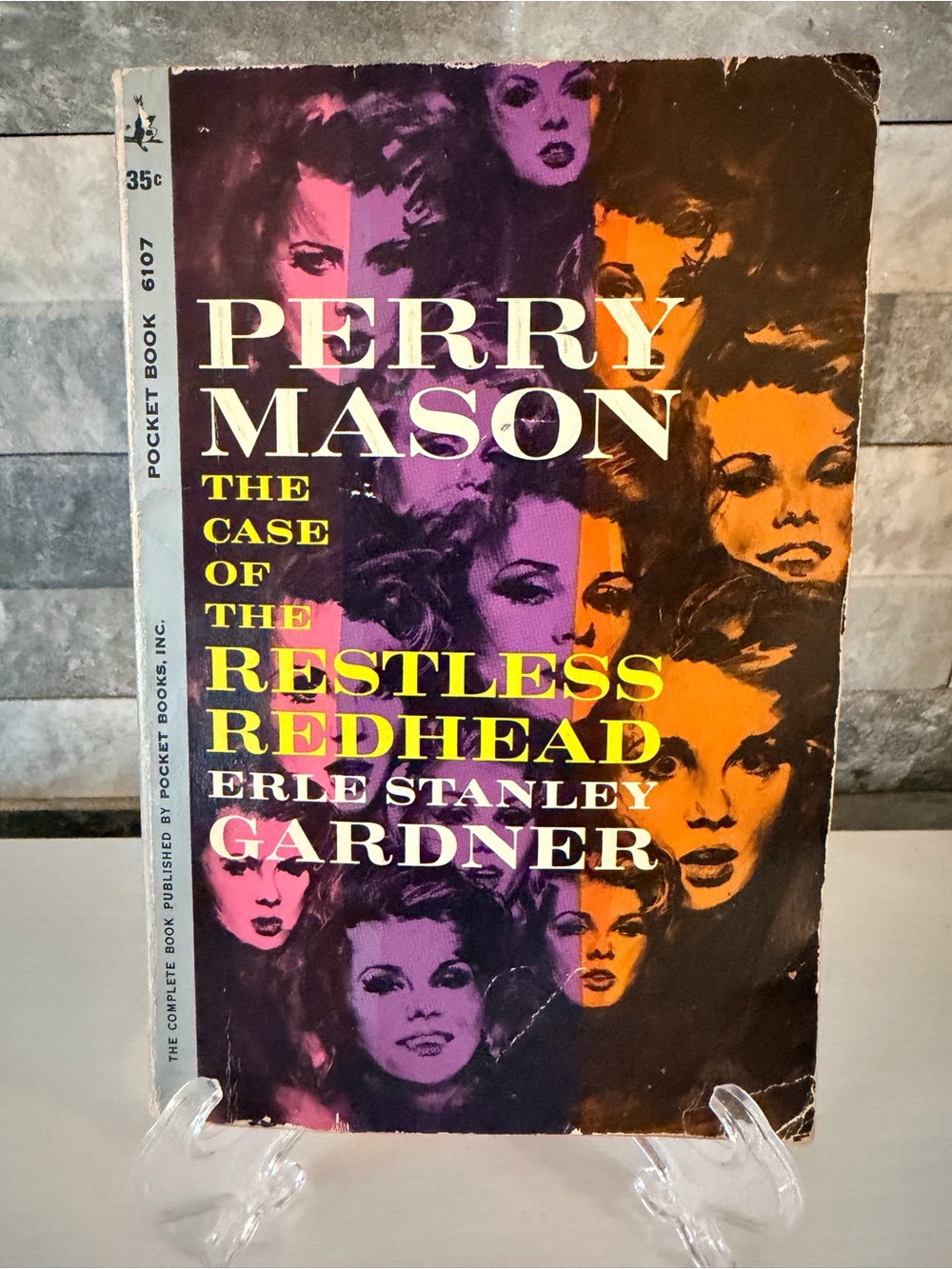 Vintage Perry Mason The Case of the Restless Redhead 1961 Pocket Book 2nd Print